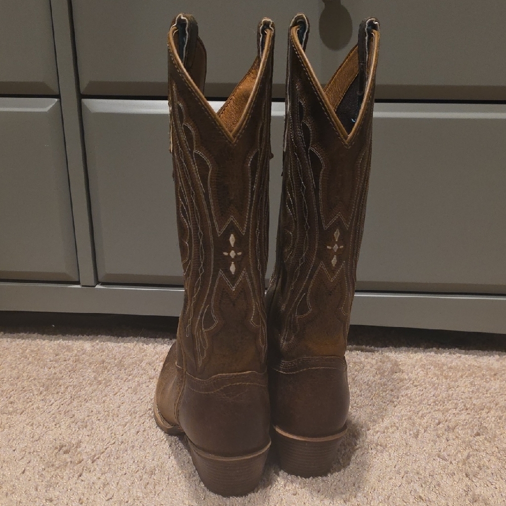 Brown Justin Gypsy Cowgirl Boots - Picture 4 of 7